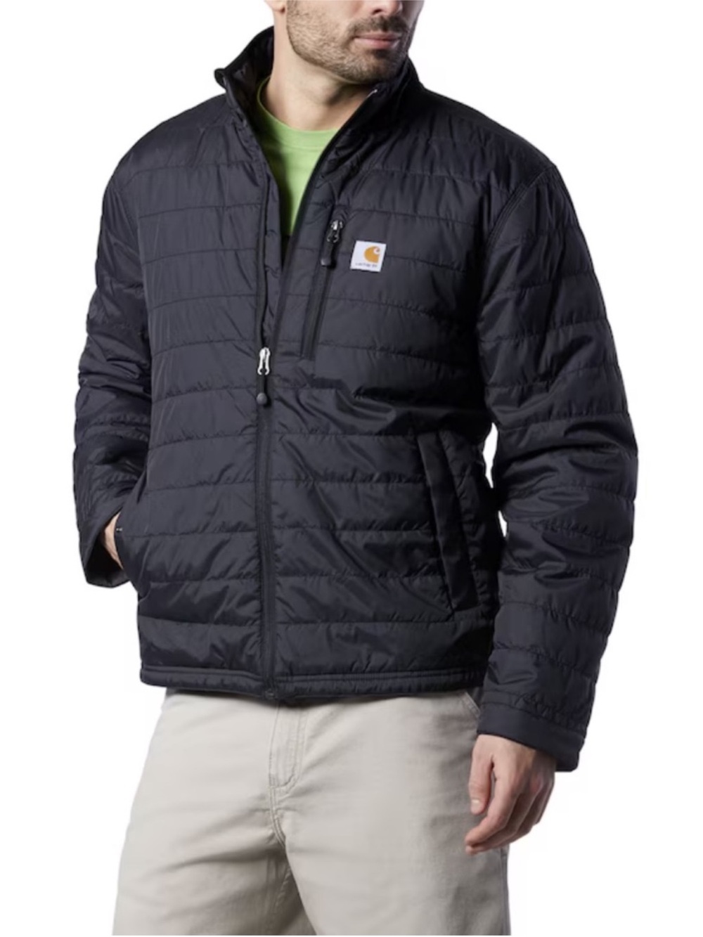 Carhartt Gilliam Relaxed Fit
Insulated Rain Defender Jacket Size M Quilted